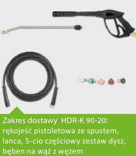 HDR-K 90-20 zakres dostawy