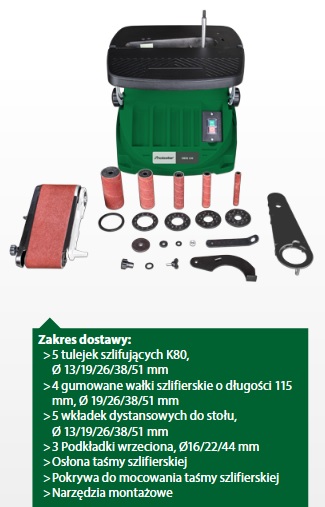 Zakres dostawy HOLZSTAR OBSS 100