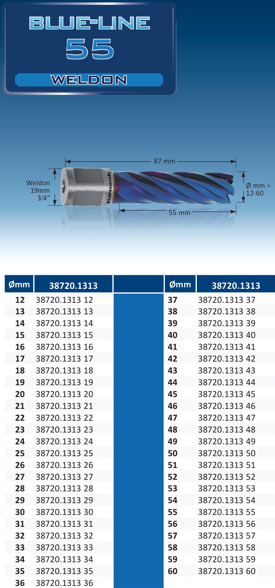 Blue line 55 III