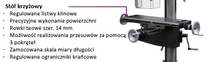 DH 40CT stół krzyżowy