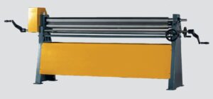 Walcarka 3-walcowa manualna do blach stalowych PRM-B 46×1250